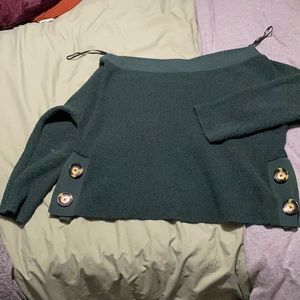 Plus size off the shoulder sweater!